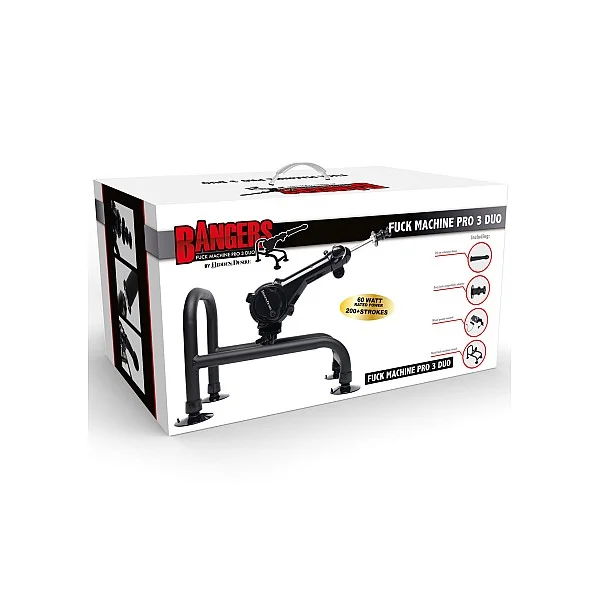 Bangers Fuck Machine Pro 3 Duo - Zwart van het merk Bangers Fuck Machines - Sexmachines - online kopen bij Masculum.nl. De discrete online seks-toys en erotisch heren ondergoed winkel voor gay & hetero mannen.