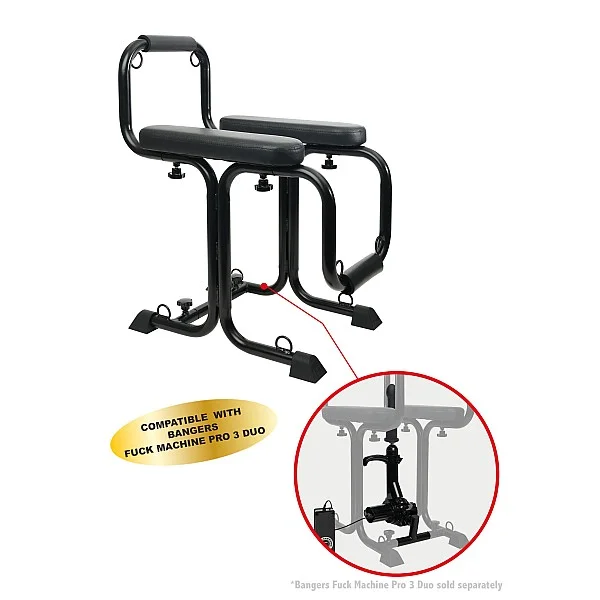 Bangers Bondage Fuck Seat - Zwart van het merk Bangers Fuck Machines - Sexmachines - online kopen bij Masculum.nl. De discrete online seks-toys en erotisch heren ondergoed winkel voor gay & hetero mannen.