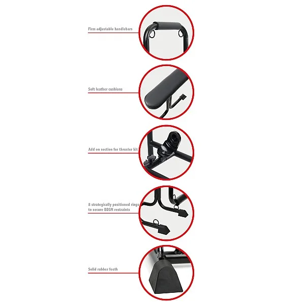 Bangers Bondage Fuck Seat - Zwart van het merk Bangers Fuck Machines - Sexmachines - online kopen bij Masculum.nl. De discrete online seks-toys en erotisch heren ondergoed winkel voor gay & hetero mannen.