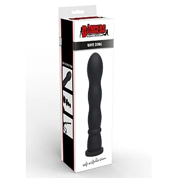 Wave Dong Easy-Lock 19 cm - Zwart