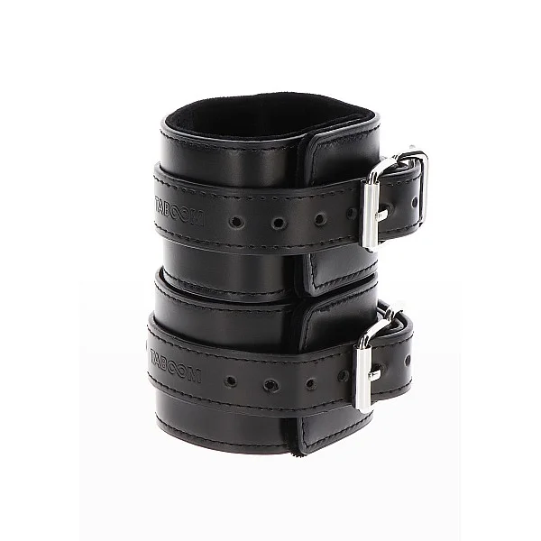 Wrist Cuffs - Zwart van het merk Luxury Bondage Essentials - Boeien - online bestellen bij Masculum.nl. De discrete online seks-toys en erotisch heren ondergoed winkel voor gay & hetero mannen.