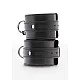 Ankle Cuffs - Zwart van het merk Luxury Bondage Essentials - Boeien - online bestellen bij Masculum.nl. De discrete online seks-toys en erotisch heren ondergoed winkel voor gay & hetero mannen.