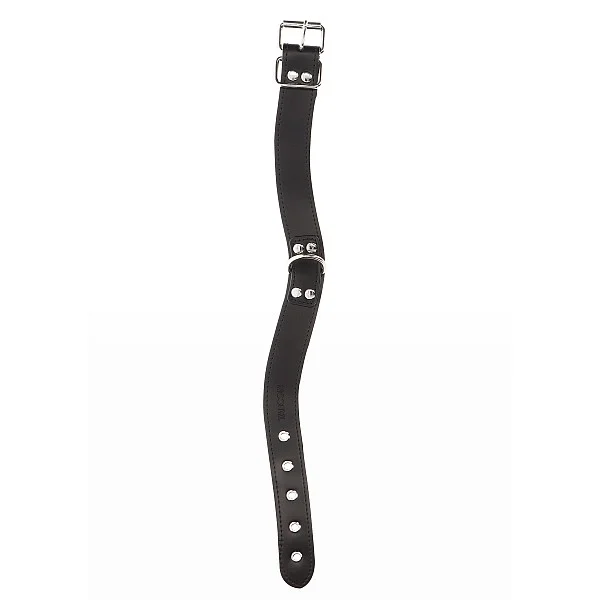 Elegant D-Ring Collar - Zwart van het merk Luxury Bondage Essentials - BDSM Collars - online kopen bij Masculum.nl. De discrete online seks-toys en erotisch heren ondergoed winkel voor gay & hetero mannen.