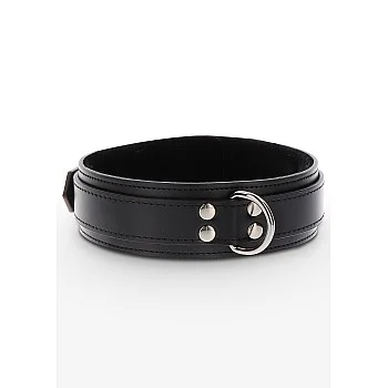 Heavy D-Ring Collar - Zwart