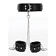 Heavy Collar and Wrist Cuffs - Zwart van het merk Luxury Bondage Essentials - BDSM Collars - online kopen bij Masculum.nl. De discrete online seks-toys en erotisch heren ondergoed winkel voor gay & hetero mannen.