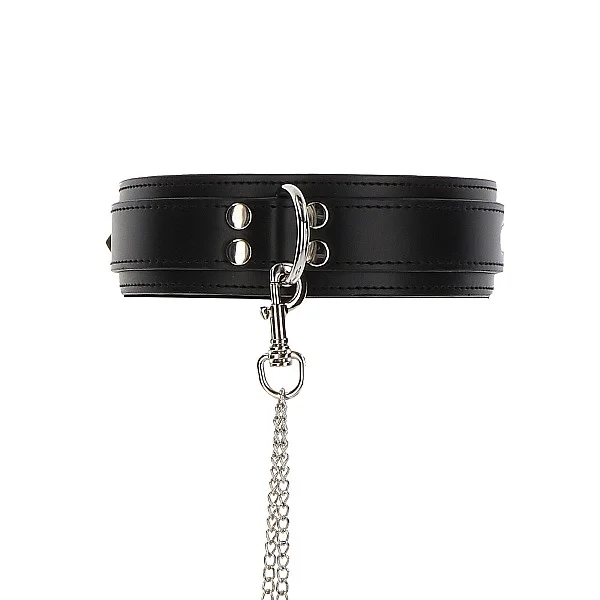 Heavy Collar and Wrist Cuffs - Zwart van het merk Luxury Bondage Essentials - BDSM Collars - online kopen bij Masculum.nl. De discrete online seks-toys en erotisch heren ondergoed winkel voor gay & hetero mannen.