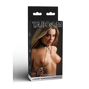 Chain Leash - Zwart