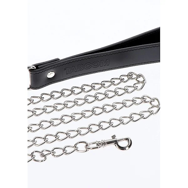Chain Leash - Zwart van het merk Luxury Bondage Essentials - BDSM Collars - online kopen bij Masculum.nl. De discrete online seks-toys en erotisch heren ondergoed winkel voor gay & hetero mannen.