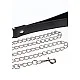 Elegant Collar and Chain Leash - Zwart van het merk Luxury Bondage Essentials - BDSM Collars - online kopen bij Masculum.nl. De discrete online seks-toys en erotisch heren ondergoed winkel voor gay & hetero mannen.