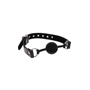 Silicone Ball Gag - Zwart