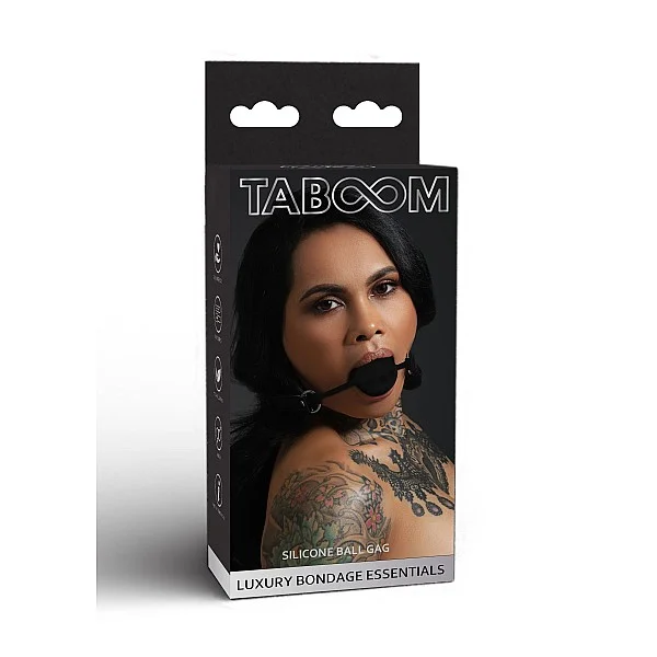Silicone Ball Gag - Zwart van het merk Luxury Bondage Essentials - Ball Gags - online kopen bij Masculum.nl. De discrete online seks-toys en erotisch heren ondergoed winkel voor gay & hetero mannen.