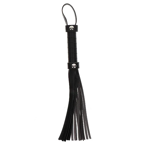 Small Whip - Zwart van het merk Luxury Bondage Essentials - Paddles - online kopen bij Masculum.nl. De discrete online seks-toys en erotisch heren ondergoed winkel voor gay & hetero mannen.