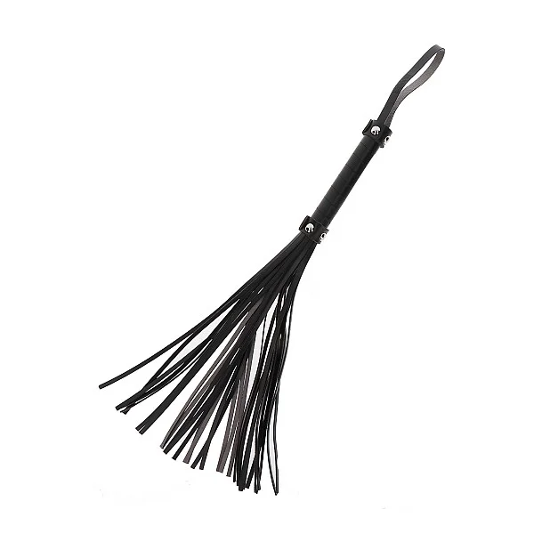 Large Whip - Zwart van het merk Luxury Bondage Essentials - Paddles - online kopen bij Masculum.nl. De discrete online seks-toys en erotisch heren ondergoed winkel voor gay & hetero mannen.