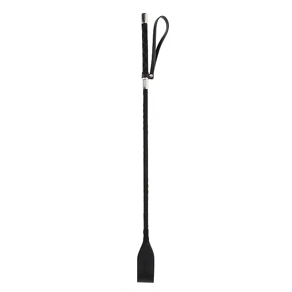 Riding Crop - Zwart van het merk Luxury Bondage Essentials - Paddles - online kopen bij Masculum.nl. De discrete online seks-toys en erotisch heren ondergoed winkel voor gay & hetero mannen.