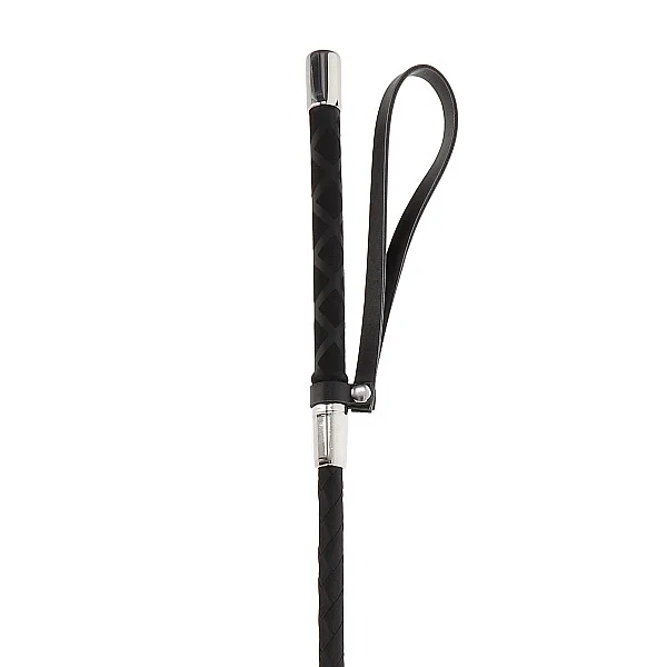 Riding Crop - Zwart van het merk Luxury Bondage Essentials - Paddles - online kopen bij Masculum.nl. De discrete online seks-toys en erotisch heren ondergoed winkel voor gay & hetero mannen.