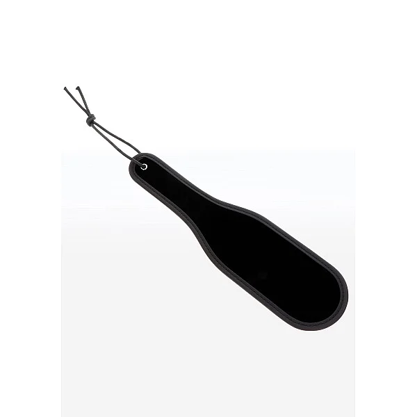Hard And Soft Touch Paddle - Zwart van het merk Luxury Bondage Essentials - Paddles - online bestellen bij Masculum.nl. De discrete online seks-toys en erotisch heren ondergoed winkel voor gay & hetero mannen.