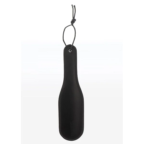 Hard And Soft Touch Paddle - Zwart van het merk Luxury Bondage Essentials - Paddles - online bestellen bij Masculum.nl. De discrete online seks-toys en erotisch heren ondergoed winkel voor gay & hetero mannen.