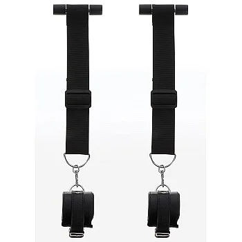 Door Bars and Wrist Cuffs - Zwart