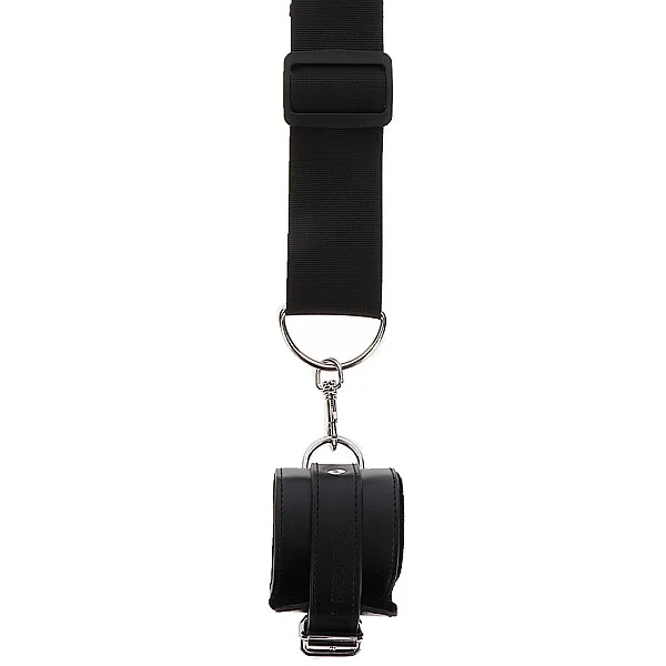 Door Bars and Wrist Cuffs - Zwart van het merk Luxury Bondage Essentials - Boeien - online bestellen bij Masculum.nl. De discrete online seks-toys en erotisch heren ondergoed winkel voor gay & hetero mannen.