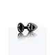 Butt Plug With Diamond Jewel S - Zwart van het merk Luxury Bondage Essentials - Buttplugs - online bestellen bij Masculum.nl. De discrete online seks-toys en erotisch heren ondergoed winkel voor gay & hetero mannen.