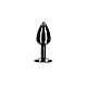 Butt Plug With Diamond Jewel S - Zwart van het merk Luxury Bondage Essentials - Buttplugs - online bestellen bij Masculum.nl. De discrete online seks-toys en erotisch heren ondergoed winkel voor gay & hetero mannen.