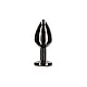 Butt Plug With Diamond Jewel M - Zwart van het merk Luxury Bondage Essentials - Buttplugs - online kopen bij Masculum.nl. De discrete online seks-toys en erotisch heren ondergoed winkel voor gay & hetero mannen.
