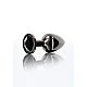 Butt Plug With Diamond Jewel L - Zwart van het merk Luxury Bondage Essentials - Buttplugs - online bestellen bij Masculum.nl. De discrete online seks-toys en erotisch heren ondergoed winkel voor gay & hetero mannen.