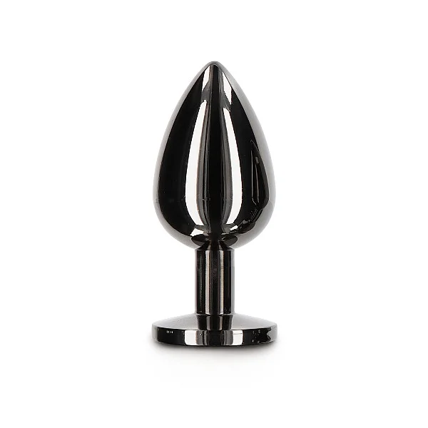Butt Plug With Diamond Jewel L - Zwart van het merk Luxury Bondage Essentials - Buttplugs - online bestellen bij Masculum.nl. De discrete online seks-toys en erotisch heren ondergoed winkel voor gay & hetero mannen.