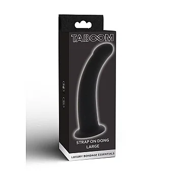 Strap-On Dong large - Zwart