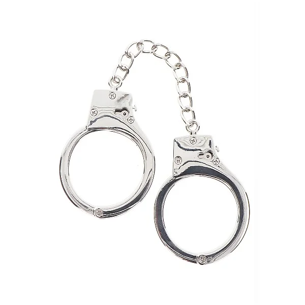 Silver Plated BDSM Handcuffs - Zilver van het merk Luxury Bondage Essentials - Boeien - online bestellen bij Masculum.nl. De discrete online seks-toys en erotisch heren ondergoed winkel voor gay & hetero mannen.