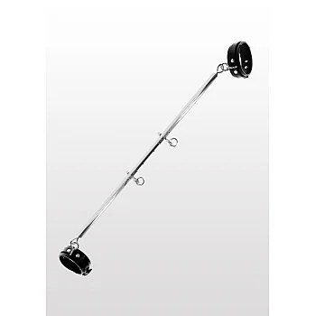 Spreader Bar with Ankle Cuffs - Zwart