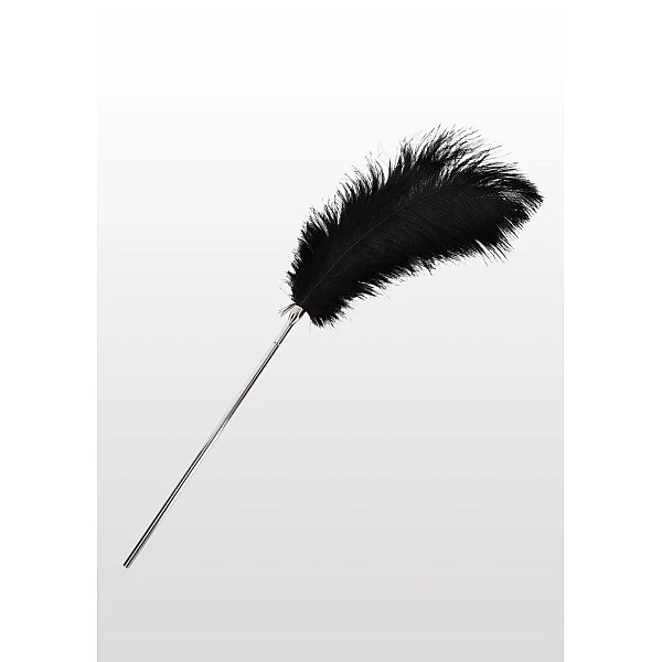 Feather Tickler - Zwart van het merk Luxury Bondage Essentials - Kietelaars - online bestellen bij Masculum.nl. De discrete online seks-toys en erotisch heren ondergoed winkel voor gay & hetero mannen.