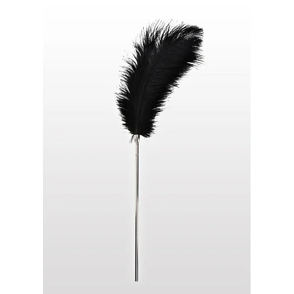 Feather Tickler - Zwart van het merk Luxury Bondage Essentials - Kietelaars - online bestellen bij Masculum.nl. De discrete online seks-toys en erotisch heren ondergoed winkel voor gay & hetero mannen.