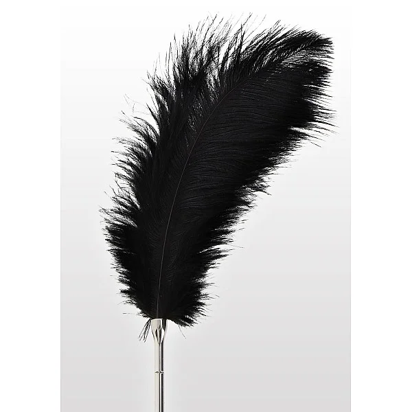 Feather Tickler - Zwart van het merk Luxury Bondage Essentials - Kietelaars - online bestellen bij Masculum.nl. De discrete online seks-toys en erotisch heren ondergoed winkel voor gay & hetero mannen.
