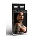 Open Ring Gag - Zwart van het merk Luxury Bondage Essentials - Ball Gags - online kopen bij Masculum.nl. De discrete online seks-toys en erotisch heren ondergoed winkel voor gay & hetero mannen.