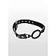 Open Ring Gag - Zwart van het merk Luxury Bondage Essentials - Ball Gags - online kopen bij Masculum.nl. De discrete online seks-toys en erotisch heren ondergoed winkel voor gay & hetero mannen.