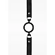 Open Ring Gag - Zwart van het merk Luxury Bondage Essentials - Ball Gags - online kopen bij Masculum.nl. De discrete online seks-toys en erotisch heren ondergoed winkel voor gay & hetero mannen.