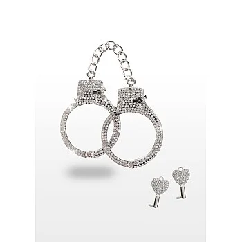 Diamond Wrist Cuffs Silver - Zilver
