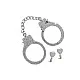 Diamond Wrist Cuffs Silver - Zilver van het merk Luxury Bondage Essentials - Boeien - online bestellen bij Masculum.nl. De discrete online seks-toys en erotisch heren ondergoed winkel voor gay & hetero mannen.