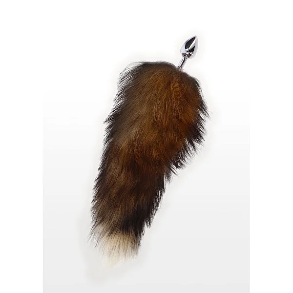 Foxtail Buttplug - Zilver van het merk Luxury Bondage Essentials - Buttplugs - online bestellen bij Masculum.nl. De discrete online seks-toys en erotisch heren ondergoed winkel voor gay & hetero mannen.