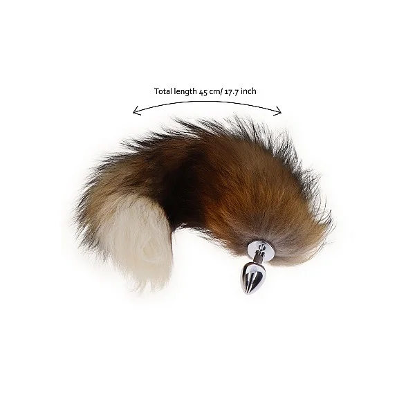 Foxtail Buttplug - Zilver van het merk Luxury Bondage Essentials - Buttplugs - online bestellen bij Masculum.nl. De discrete online seks-toys en erotisch heren ondergoed winkel voor gay & hetero mannen.