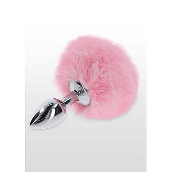 Bunnytail Buttplug - Roze