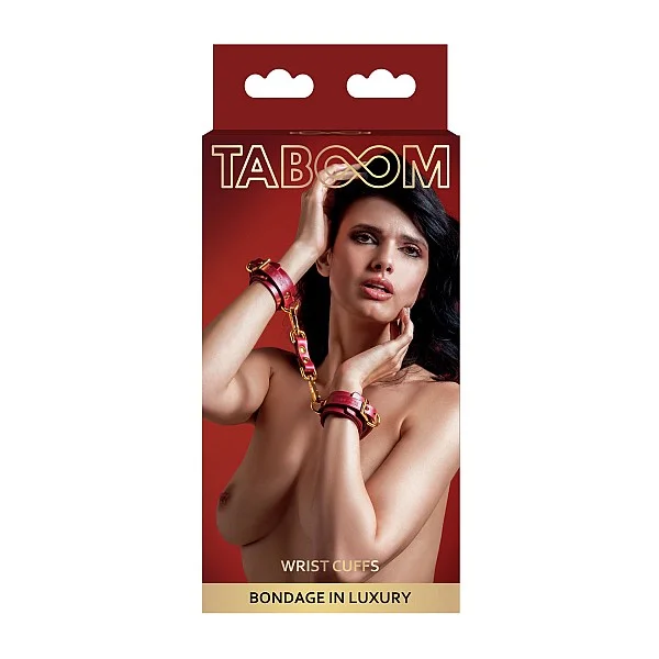 Wrist Cuffs - Rood van het merk Bondage in Luxury - Boeien - online bestellen bij Masculum.nl. De discrete online seks-toys en erotisch heren ondergoed winkel voor gay & hetero mannen.