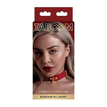 D-Ring Collar Deluxe - Rood