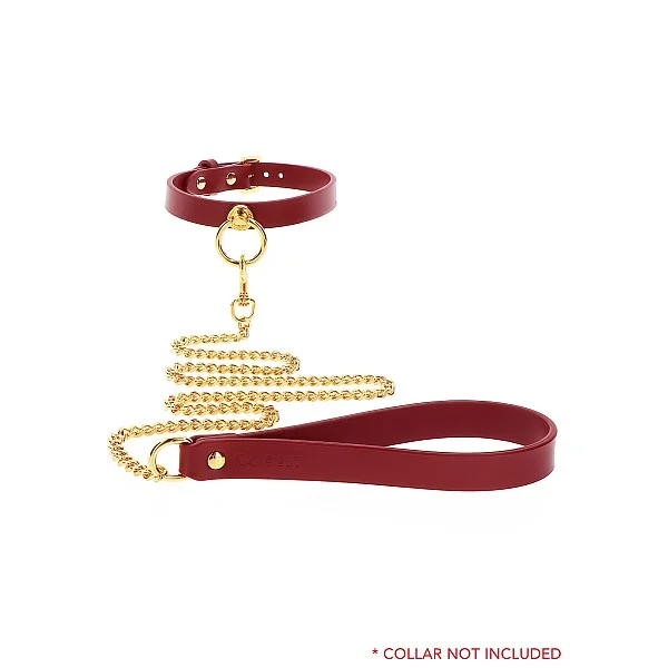 Chain Leash - Rood van het merk Bondage in Luxury - BDSM Collars - online bestellen bij Masculum.nl. De discrete online seks-toys en erotisch heren ondergoed winkel voor gay & hetero mannen.