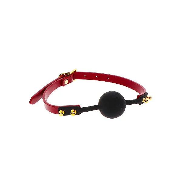 Silicone Ball Gag - Rood van het merk Bondage in Luxury - Ball Gags - online kopen bij Masculum.nl. De discrete online seks-toys en erotisch heren ondergoed winkel voor gay & hetero mannen.