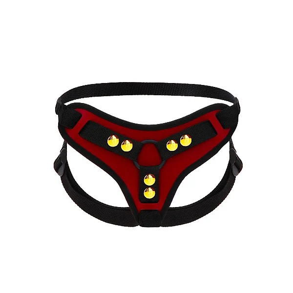 Strap-On Harness - Rood van het merk Bondage in Luxury -  - online bestellen bij Masculum.nl. De discrete online seks-toys en erotisch heren ondergoed winkel voor gay & hetero mannen.