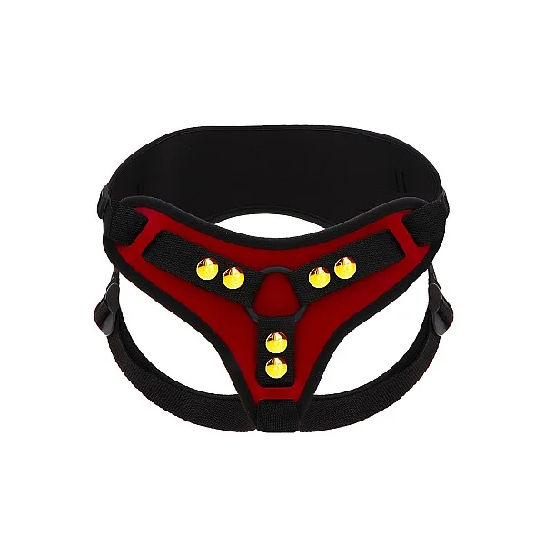Strap-On Harness Deluxe - Rood van het merk Bondage in Luxury -  - online kopen bij Masculum.nl. De discrete online seks-toys en erotisch heren ondergoed winkel voor gay & hetero mannen.