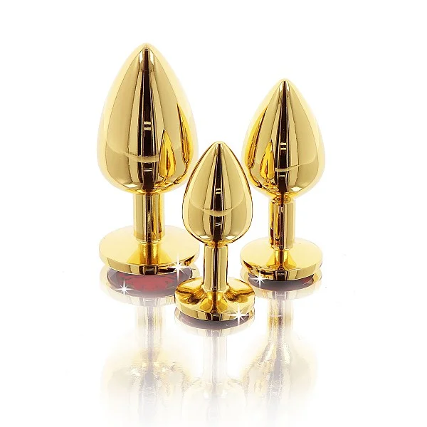 Butt Plug With Diamond Jewel S - Goud van het merk Bondage in Luxury - Buttplugs - online bestellen bij Masculum.nl. De discrete online seks-toys en erotisch heren ondergoed winkel voor gay & hetero mannen.