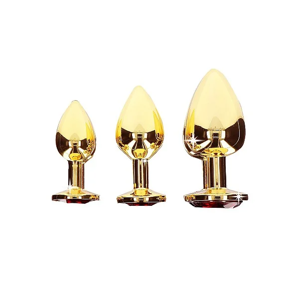 Butt Plug With Diamond Jewel S - Goud van het merk Bondage in Luxury - Buttplugs - online bestellen bij Masculum.nl. De discrete online seks-toys en erotisch heren ondergoed winkel voor gay & hetero mannen.